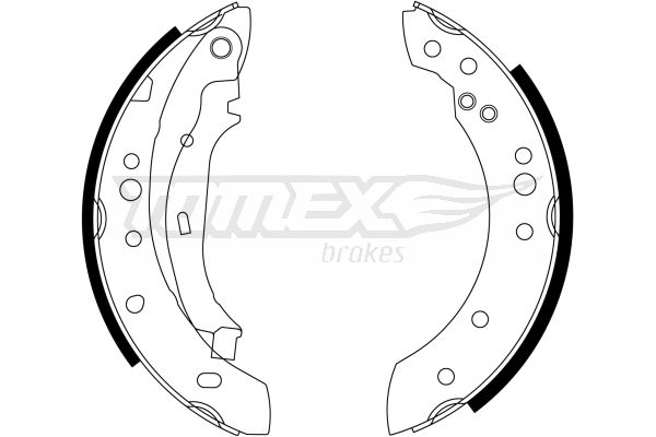 TOMEX BRAKES Комплект тормозных колодок TX 23-23